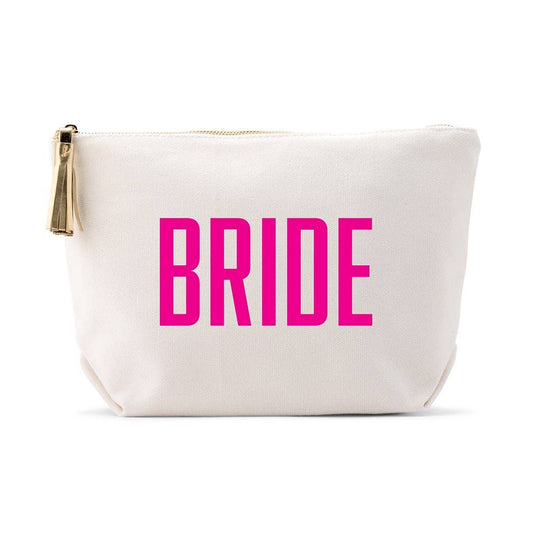 Glam Bride Large Canvas Makeup Bag