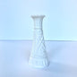 Anchor Hocking Stars and Bars Small Milk Glass Bud Vase