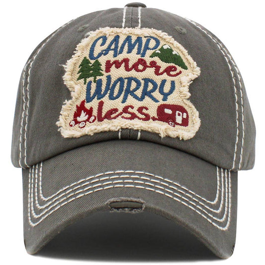 Camp More Worry Less Hat