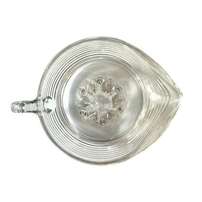 Vintage Fire King Large Clear Glass Juicer