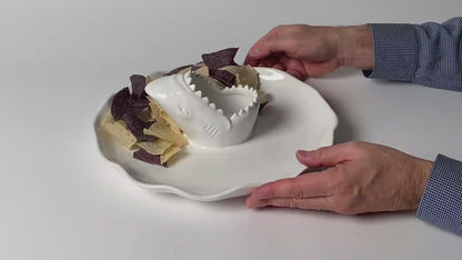 Great White Chip and Dip Bowl