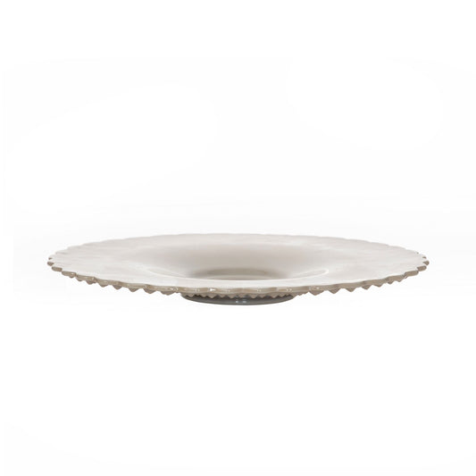 Mosser Gigi 13 1/2″ Platter / Marble Grey