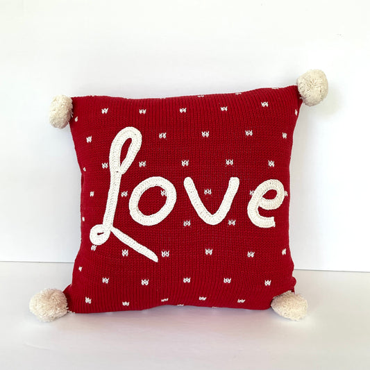 10" Love Pillow with Filler