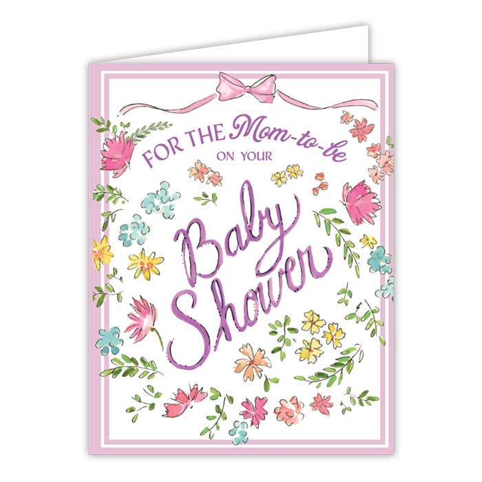 For The Mom-To-Be On Your Baby Shower Greeting Card