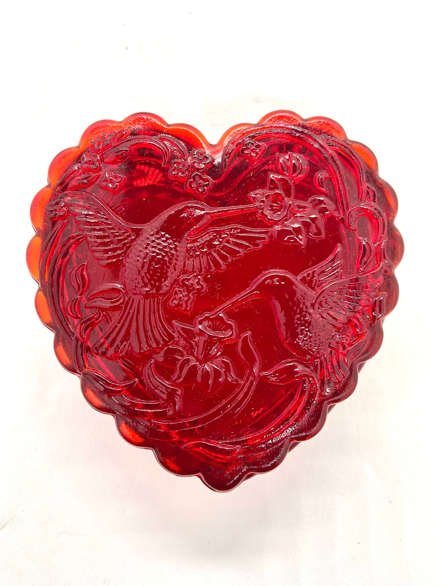 Heart Box w/Hummingbird