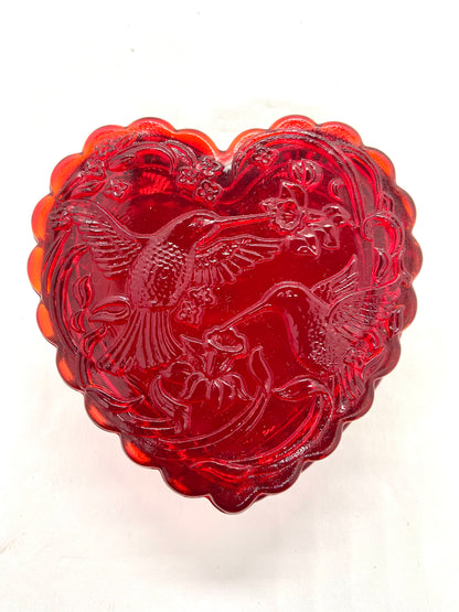 Heart Box w/Hummingbird