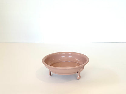 Mauve Enamel Soap Dish