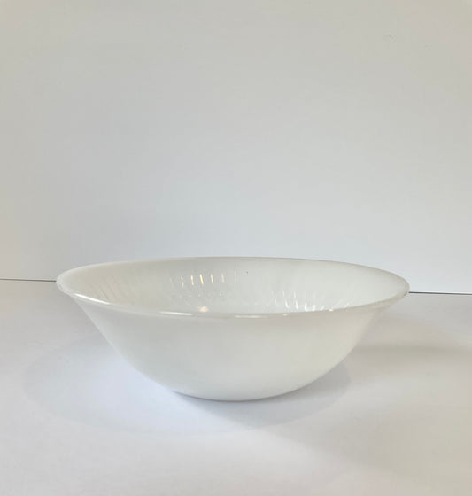 Vintage Federal White Milk Glass Bowl