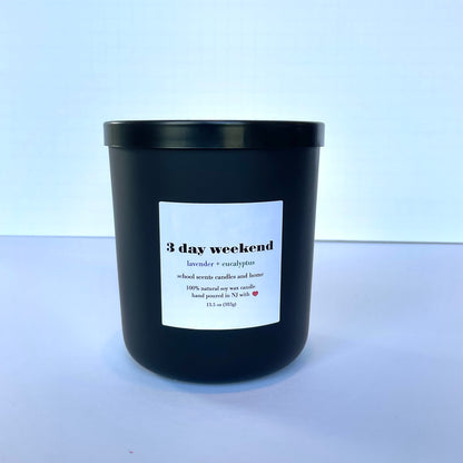 School Scents 3 Day Weekend 13.5 OZ Candle