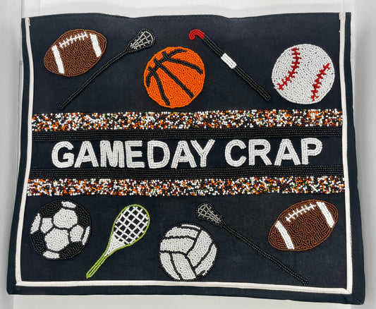 Black Gameday Crap Tote Bag