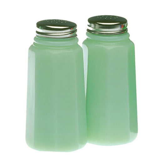 Mosser Panel Salt & Pepper Shaker/ Jadeite