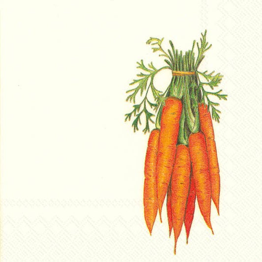 Carrots Easter Paper Cocktail Napkins Pack