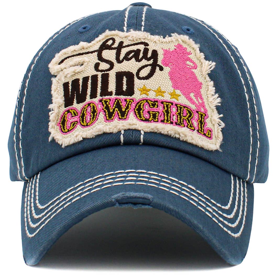 Stay Wild Cow Girl Hat
