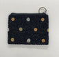 Black W/ Silver& Gold Dots Coin Purse