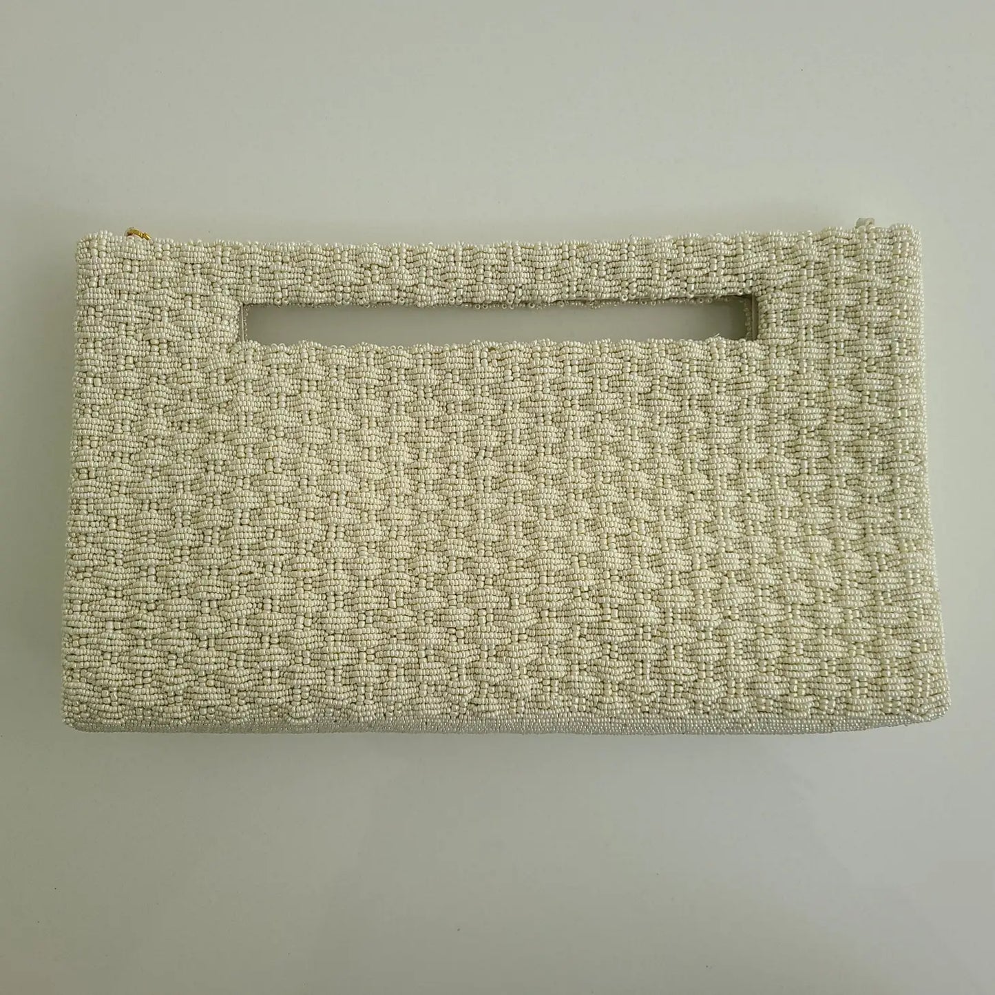 Basket Weave Handled Clutch