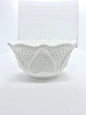 Vintage Milk Glass Lacy Edge Bowl