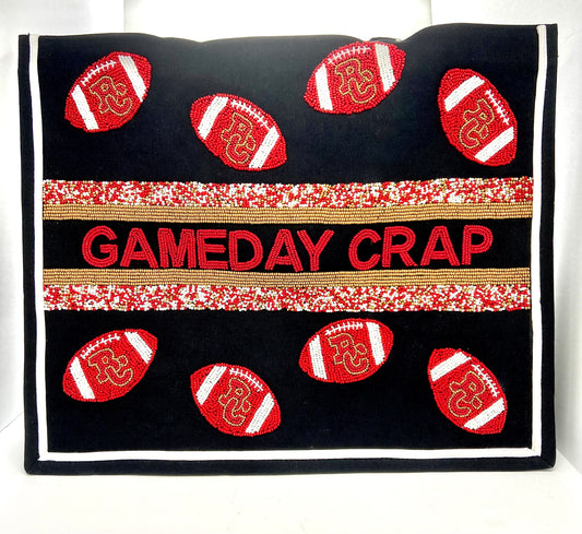 Bergen Catholic GAMEDAY CRAP Beaded Large Tote