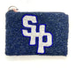 Custom Beaded Coin Purse (Seton Hall Prep)