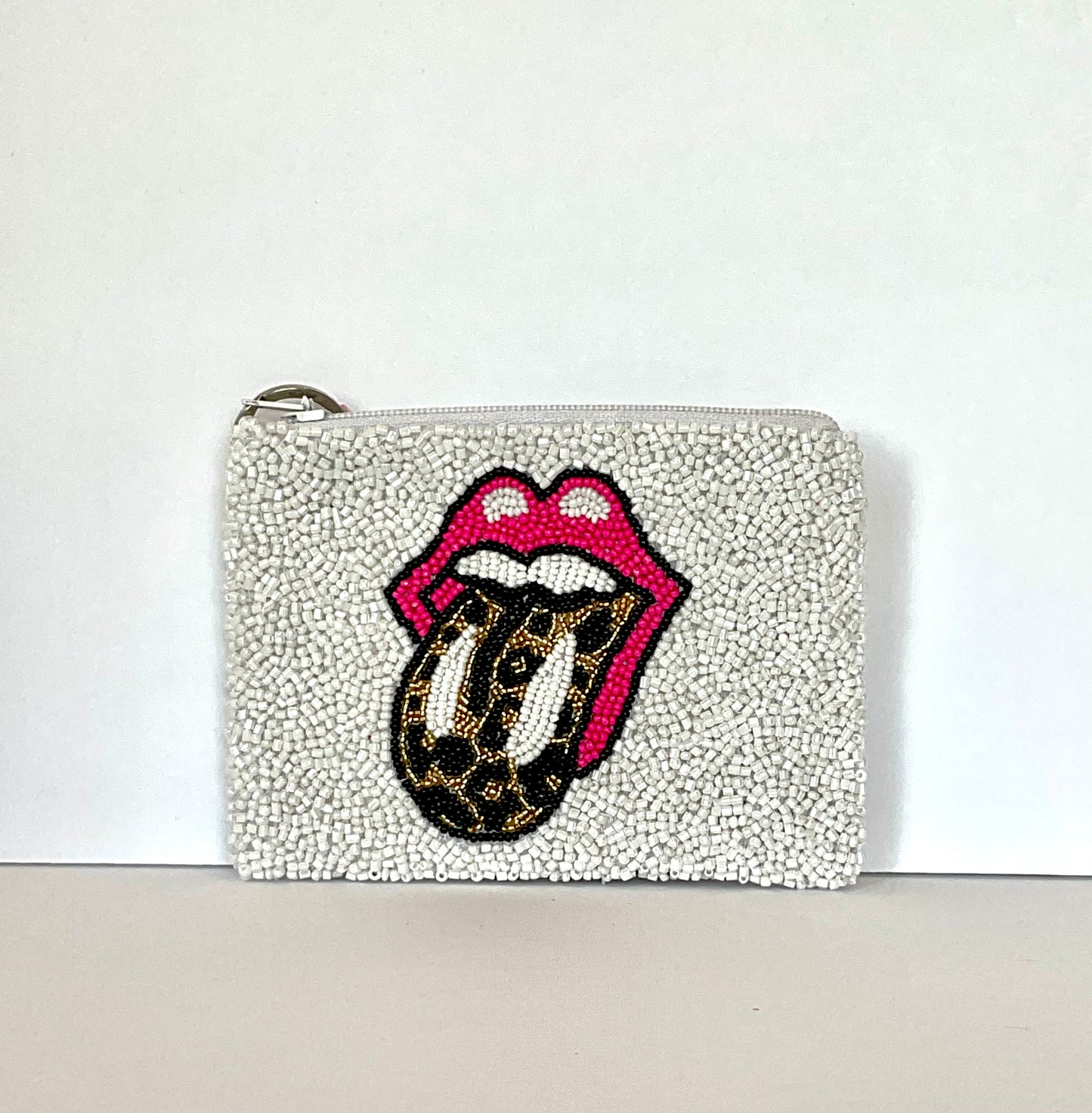 Handmade Beaded Coin Purse ROLLING STONES