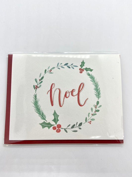 Noel Wreath Card