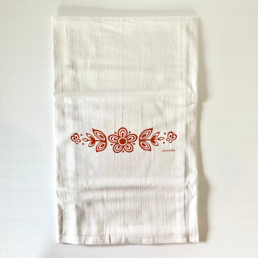 Pyrex Butterfly Gold Flour Sack Tea Towel