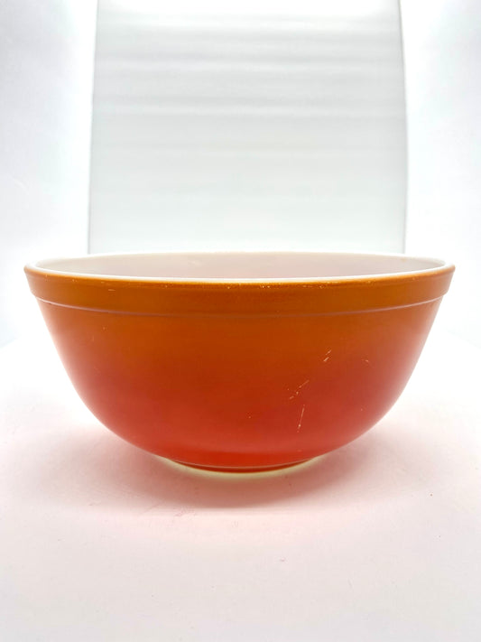 Vintage Pyrex Flameglo 403 Mixing Bowl