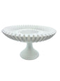 Rare Milk Glass Cake Plate