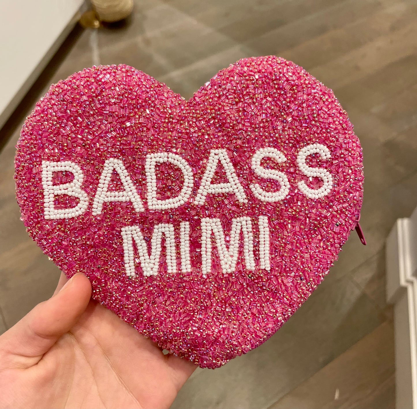 Badass Mimi Heart Shape Coin Purse