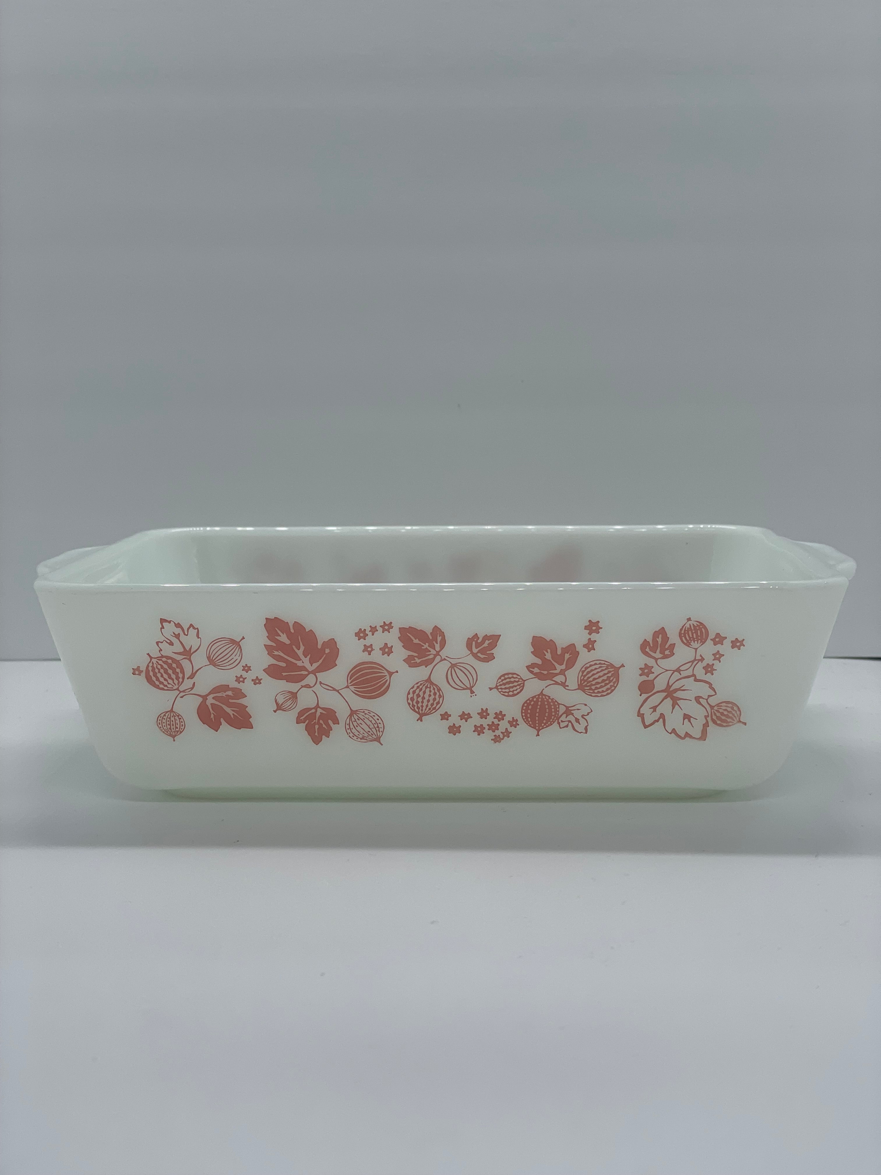 Vintage Pyrex 503 Pink Gooseberry Fridge Dish