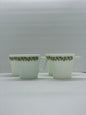 Set of 2, Vintage Pyrex Spring Blossom Green Daisy Mugs