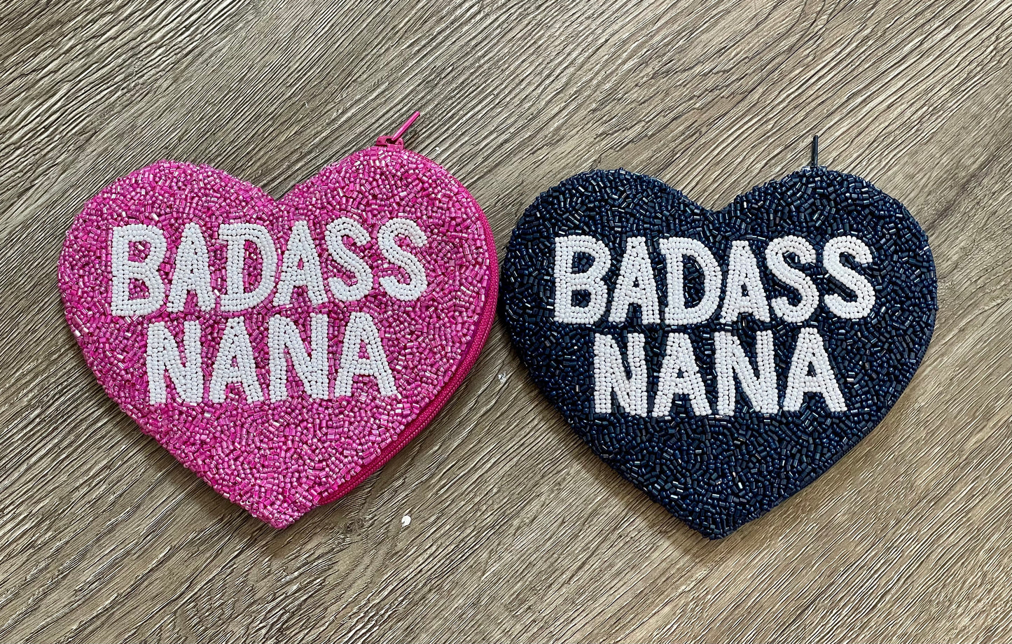 Badass Nana Heart Shape Coin Purse