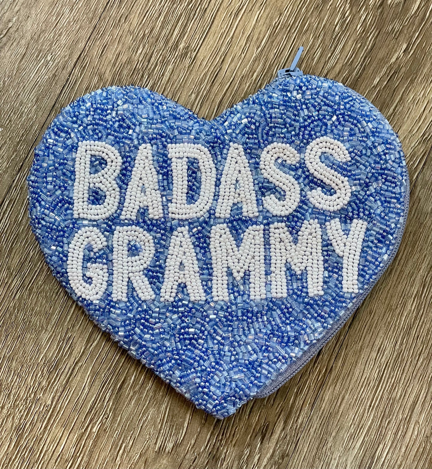 Badass Grammy Heart Shape Coin Purse