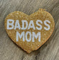 Badass Mom Heart Shape Coin Purse