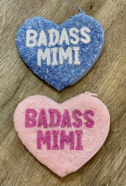 Badass Mimi Heart Shape Coin Purse