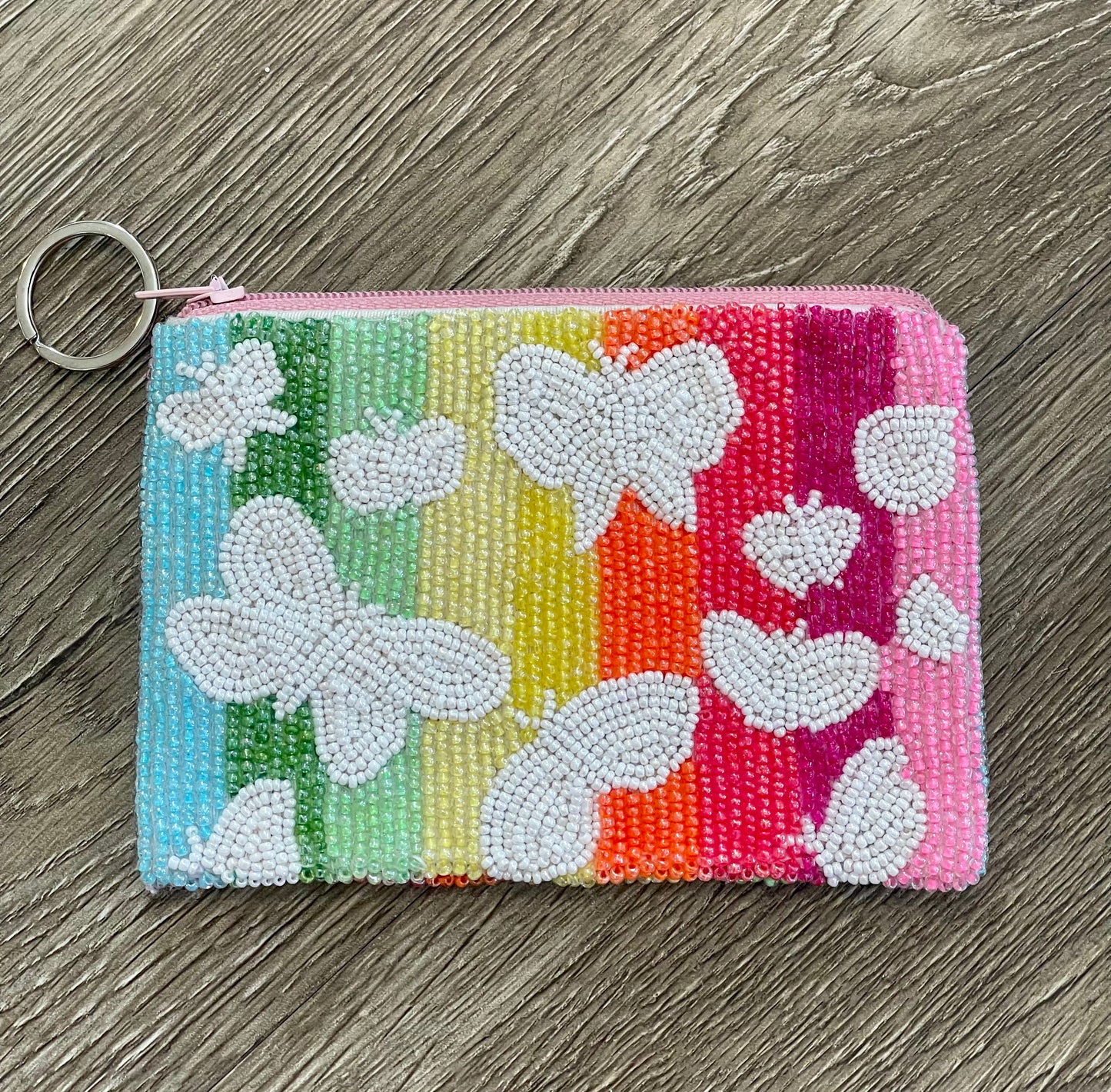 Multi Color Butterfly Coin Purse