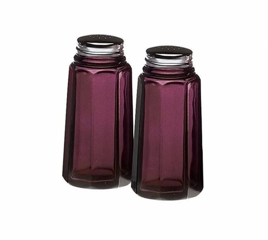 Mosser Panel Salt & Pepper Shaker/ Amethyst