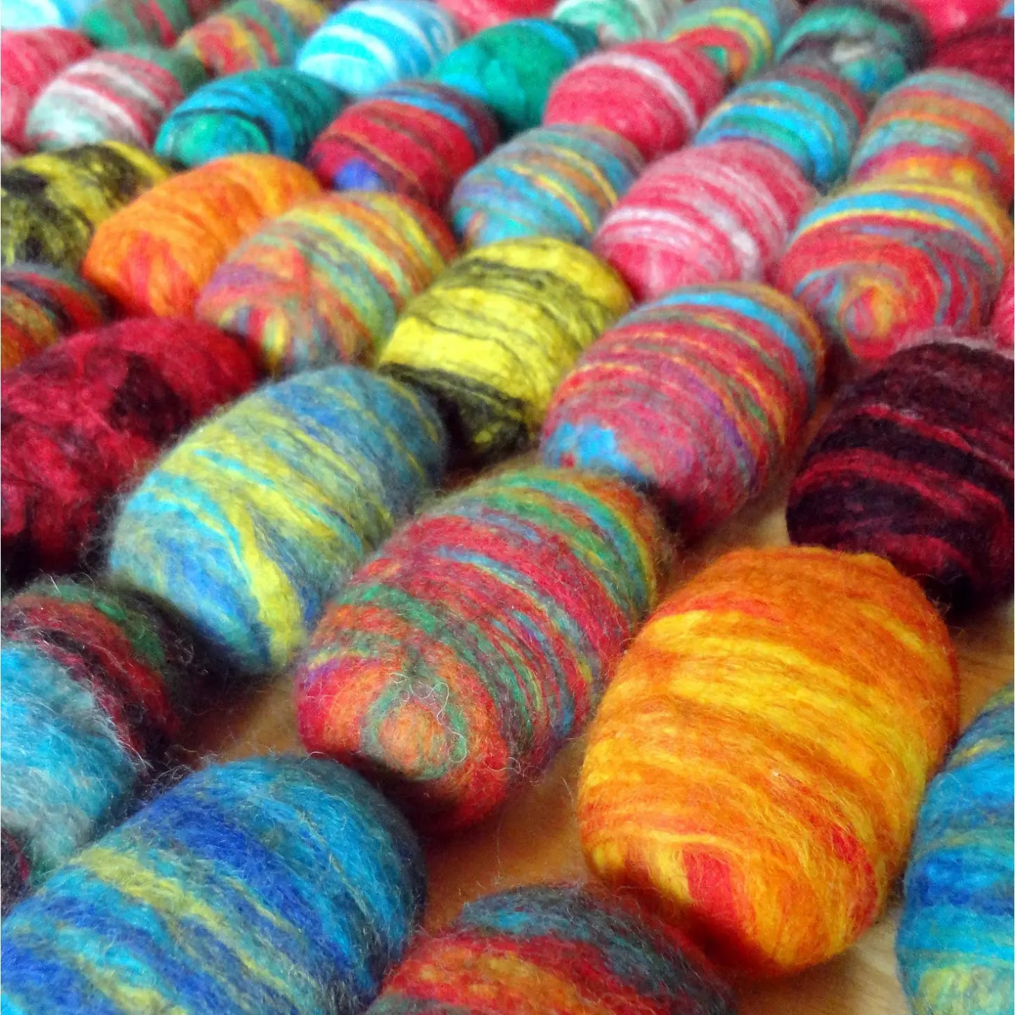 Felted Soap Multi Colored