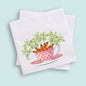 Carrot Tea Cup Cocktail Napkins