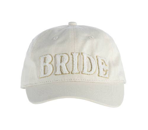 "BRIDE" Ivory Baseball Hat