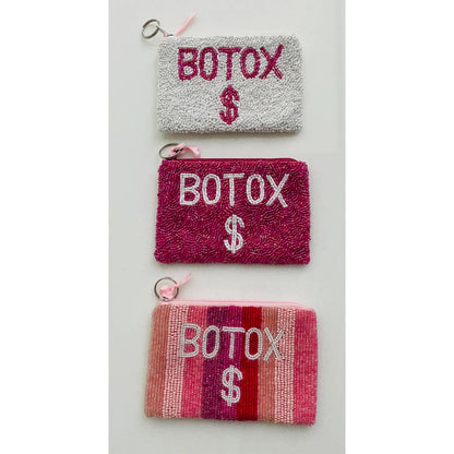 Handmade Beaded Coin Purse BOTOX $