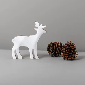 Mango Wood & Enamel Reindeer, Small