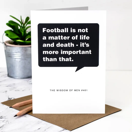Football Greeting Card