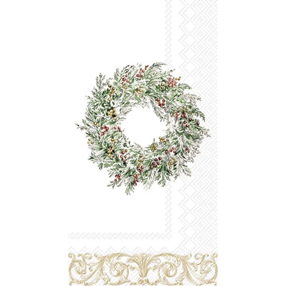 Berry Wreath Christmas/ Holiday Paper Napkins