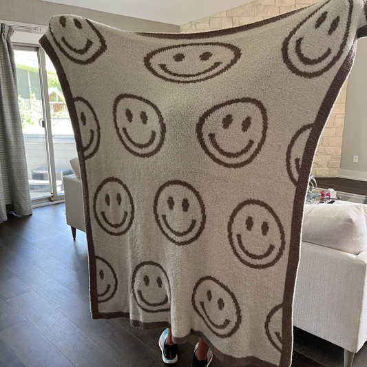 Cozy Smiley Face Blanket