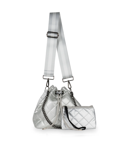 Lindsey Puffer Bucket Bag