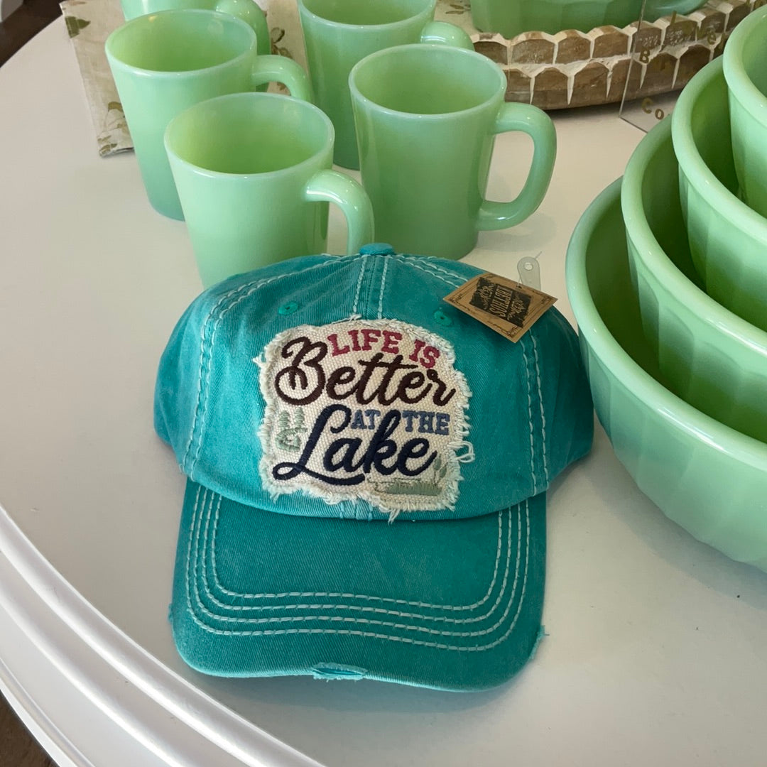 Life is Better at the Lake Baseball Hat