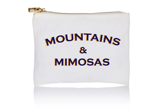 Mountains & Mimosas Zip Pouch