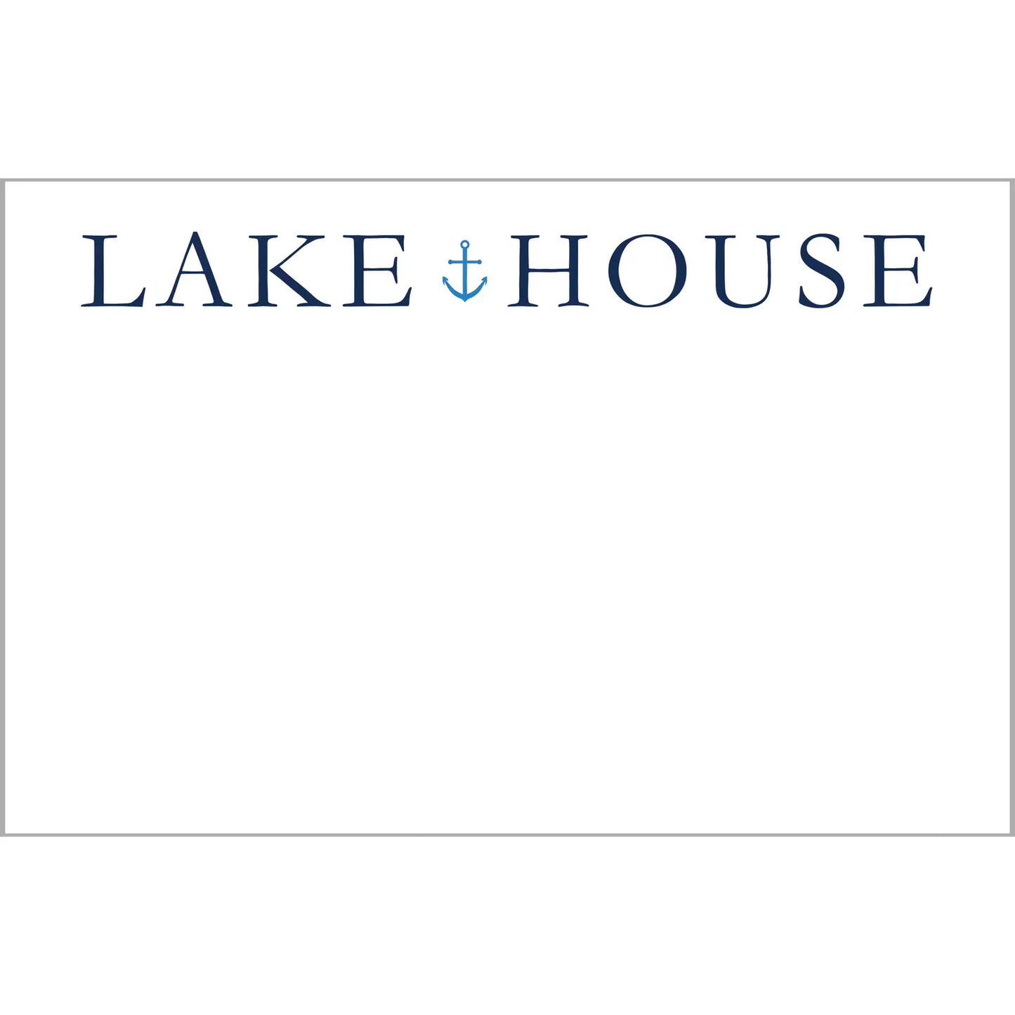 Lake House Notepad (Large)