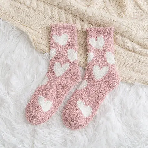 Cozy Heart Socks