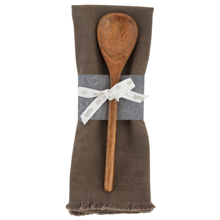 Tea Towel W/ Spoon Gift Set